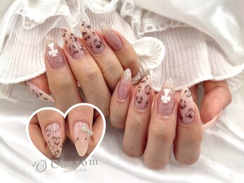 ヒョウ柄ネイル