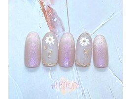 一輪のフラワーネイル☆