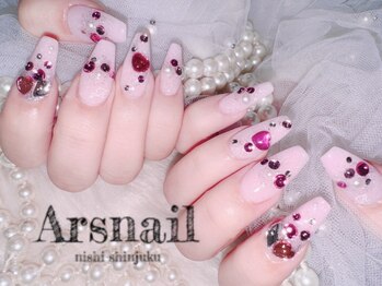 アルスネイル(Ars nail)/ハートピンクネイル