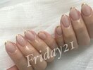 ミラーフレンチネイル　1/12