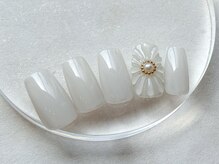 ワンアンドオンリー(One&Only)/クリアグレー×ぷっくりフラワー