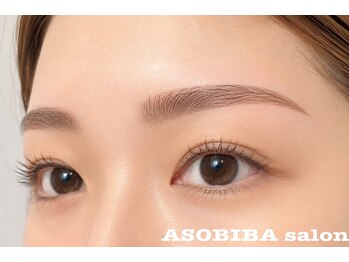 アソビバ サロン 池袋(ASOBIBA salon)の写真/アイブロウマッピング施術で骨格や筋肉に合わせたあなただけの黄金比眉を叶え垢抜け顏へ[池袋/アイブロウ]