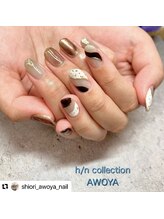 アオヤ(h/n collection AWOYA)/アシンメトリーデザイン