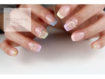 ミシュリーヌ(micheline.)/くすみカラーフレンチ