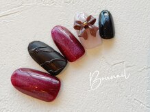 ネイルアンドアイラッシュ ボネール 銀座店(lash Bounail)/リボン　バレンタイン　9980円