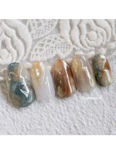 たゆ ネイル(たゆnail)/ぷっくりニュアンスアートネイル