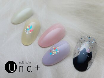 ネイルサロン ウナプラス(una+)/2月のネコ祭り新作