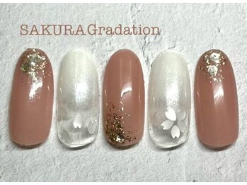 はあとねいる 板橋仲宿店/4月限定☆上品桜グラデ