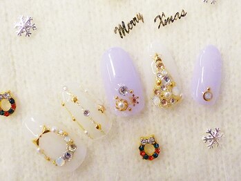 ネイルサロンレアリッチ 銀座店(Rare Rich)/Winter X'masデザイン