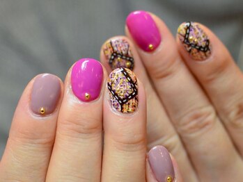 ネイルサロン プルミエール(Premiere)/ツイードネイル