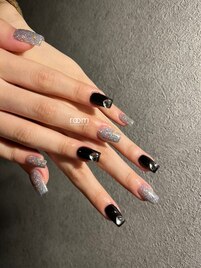 ハートネイル×ワンポイント
