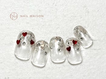 ネイルメゾン 梅田(NAIL MAISON)/ハートきらきら
