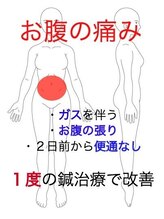 國定鍼灸院/お腹の症例