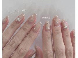 バタフライネイル