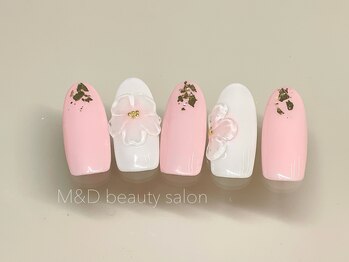 エムアンドディビューティサロン 銀座店(M&D)/【定額ゴージャスネイル】