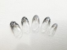 カミアンユイヤ ネイルラボ(KAMIANYUIYA Nail LAB)/ゼブラフレンチ