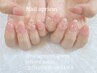 ワンホンネイル/韓国ネイル/Vカット/ビジューネイル ¥7800~