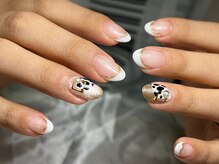 ネイルサロン プール ヴー(Nail Salon Pour Vous)/【上品】フレンチミラーライン