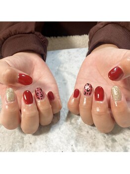 レオパード柄ネイル!