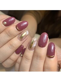 ～大理石ネイル～