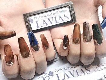プロフェッショナル ネイルサロン ラヴィアス(LAVIAS)/【スカルプ】10本アートし放題
