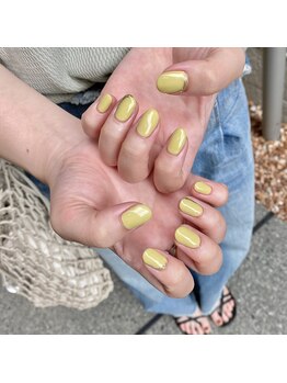 ビューティーフロア ビビット サロンアンドスクール(BEAUTYFLOOR vivid salon&school)/ピスタチオネイル★