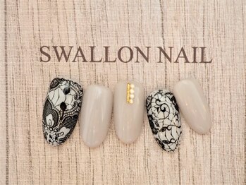 スワロンネイル(SWALLON NAIL)/９・１０月定額ネイル