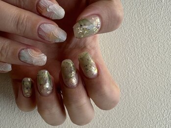 プチナノ(petitnano)/【sora】ニュアンスネイル