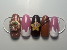 ジョアネイル(JOA Nail)/バレンタイン/チョコ/ドーナツ