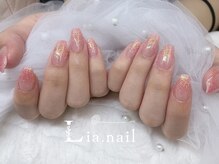 リアネイル(Lia.nail)/ラメグラデーション