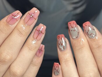 アイネイルズ 天神今泉店(I-nails)/【hinako.t】ちぐはぐY2K