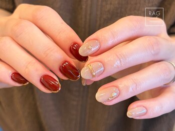 ラグ ネイル(RAG nail)の写真/【大人シンプル×お子様同伴OK】忙しいママへ贈るご褒美時間◎子育て中でも「お洒落したい」を叶えます♪