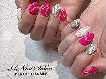 エーネイルサロン プラーカ本店(A-Nail Salon)/うねうねネイル