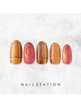 ネイルステーション 渋谷マークシティ店(NAIL STATION)/ニュアンスネイル／パラジェル