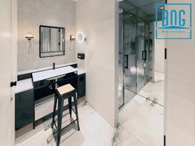 ブルーオーシャンジム 新町店(Blue Ocean Gym)の雰囲気（ホテルのようなラグジュアリーな空間でアメニティーも豊富♪）