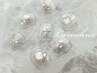 【2回目もお得♪】フット『Simple』ワンカラー+親指アート2本
