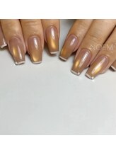 ノエム ネイルサロン(NOEM)/マグネット×ラインフレンチ