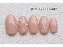 リール アイプラスビューティー(Rire eye + beauty)/リボンネイル＊シンプル¥6600