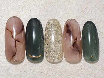 リノ ネイル(Rino nail)/3月新作大理石803l2