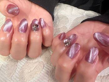 エムスラッシュ ネイル センター北店(M.SLASH)/マグネットブイカットネイル