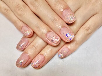 エリンカネイル バイ レシッド 武蔵小杉(erincanail by rcid)/ラメグラデーション