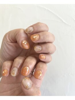 オレンジ色でオーダー♪