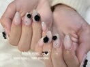 黒バラネイル