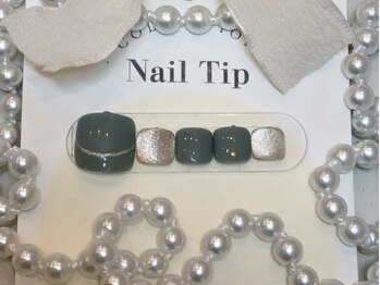 アンダンテ ネイル スタジオ トウキョウ(ANDANTE NAIL STUDIO TOKYO)/Foot定額シンプルアート