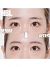 【眉癖改善】ハリウッドブロウ＋美眉WAX＋メイク仕上げ/ メンズもOK！