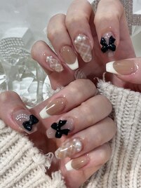 チェックネイル