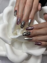 ランス(Reims)/秋カラーアニマルネイル