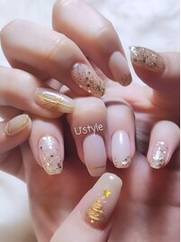 クリスマスネイル