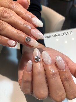 ネイルサロン レーヴ(NAIL SALON REVE)/ホワイトネイル☆