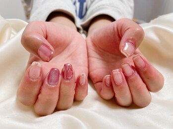 キキネイル たまプラーザ店(kikinail)/チグハグミラーネイル